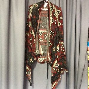 Aztec Print Cardigan